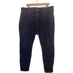 Madewell Womens Curvy High Rise Skinny Jean Lucille Wash Size 35P H6388